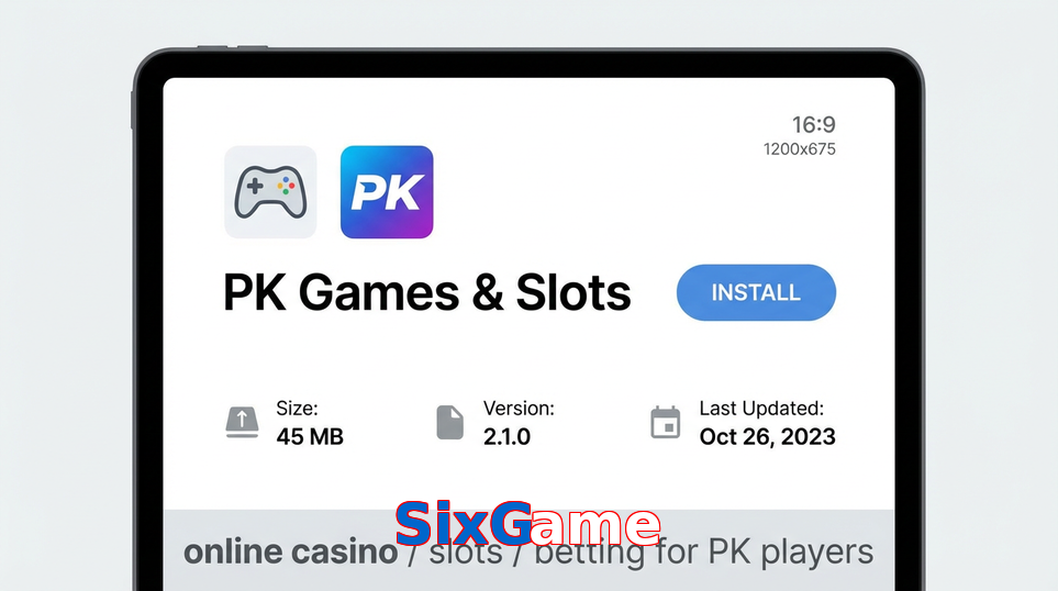 Game list for SixGame gameapk section